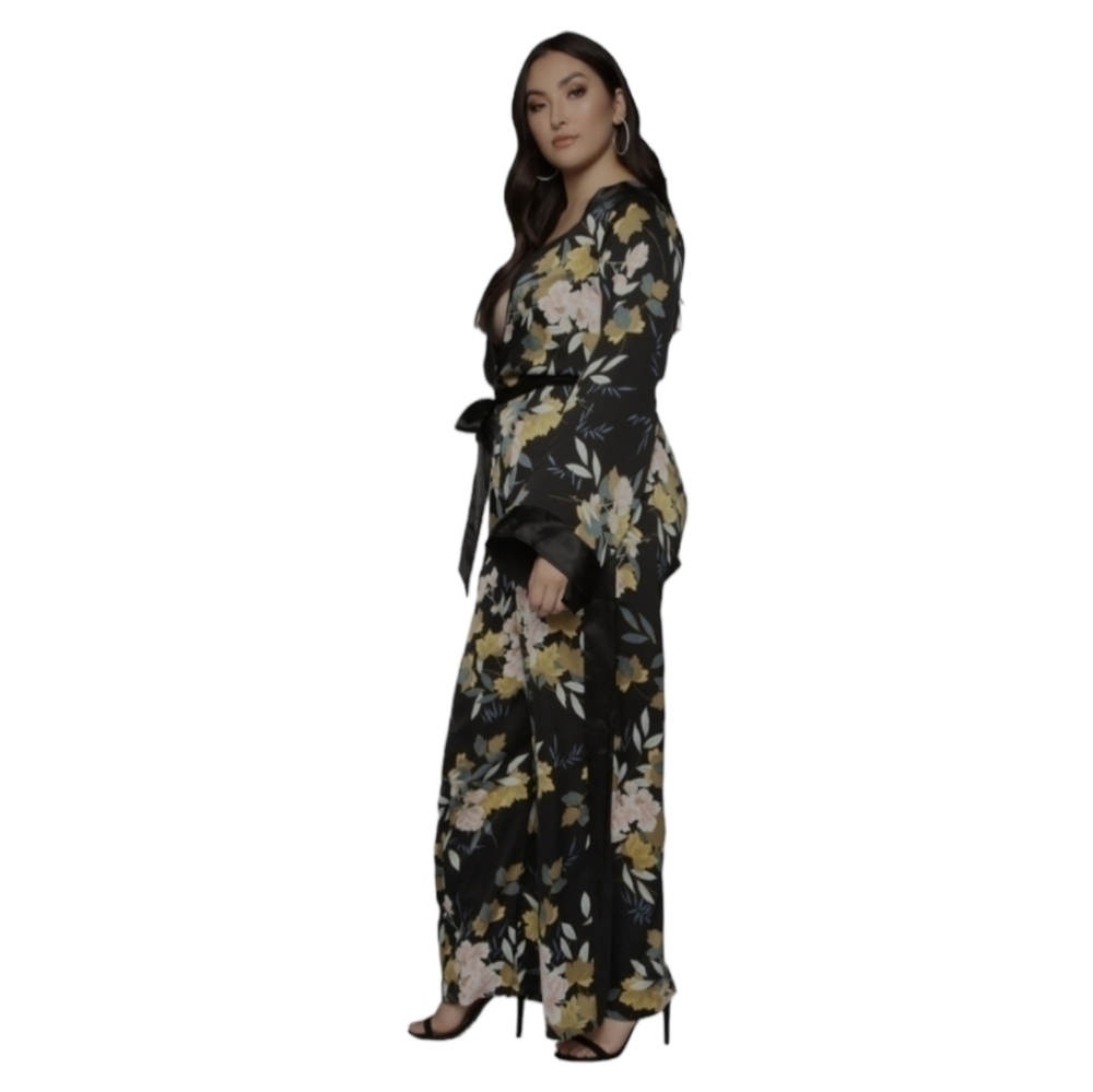 Rooting For You Floral Jumpsuit - Picture 3 of 4